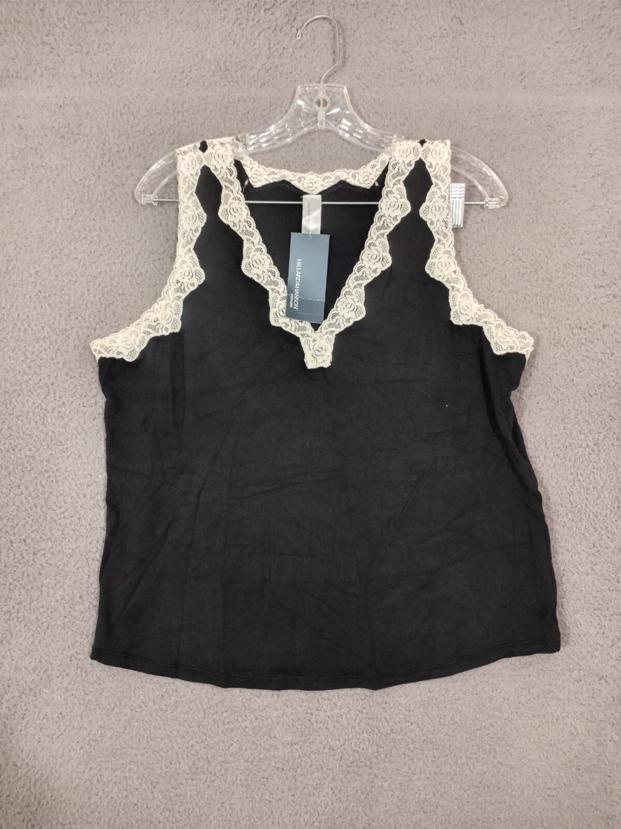 Hillard and Hanson Intimates Women's XXL 2XL Black Lingerie