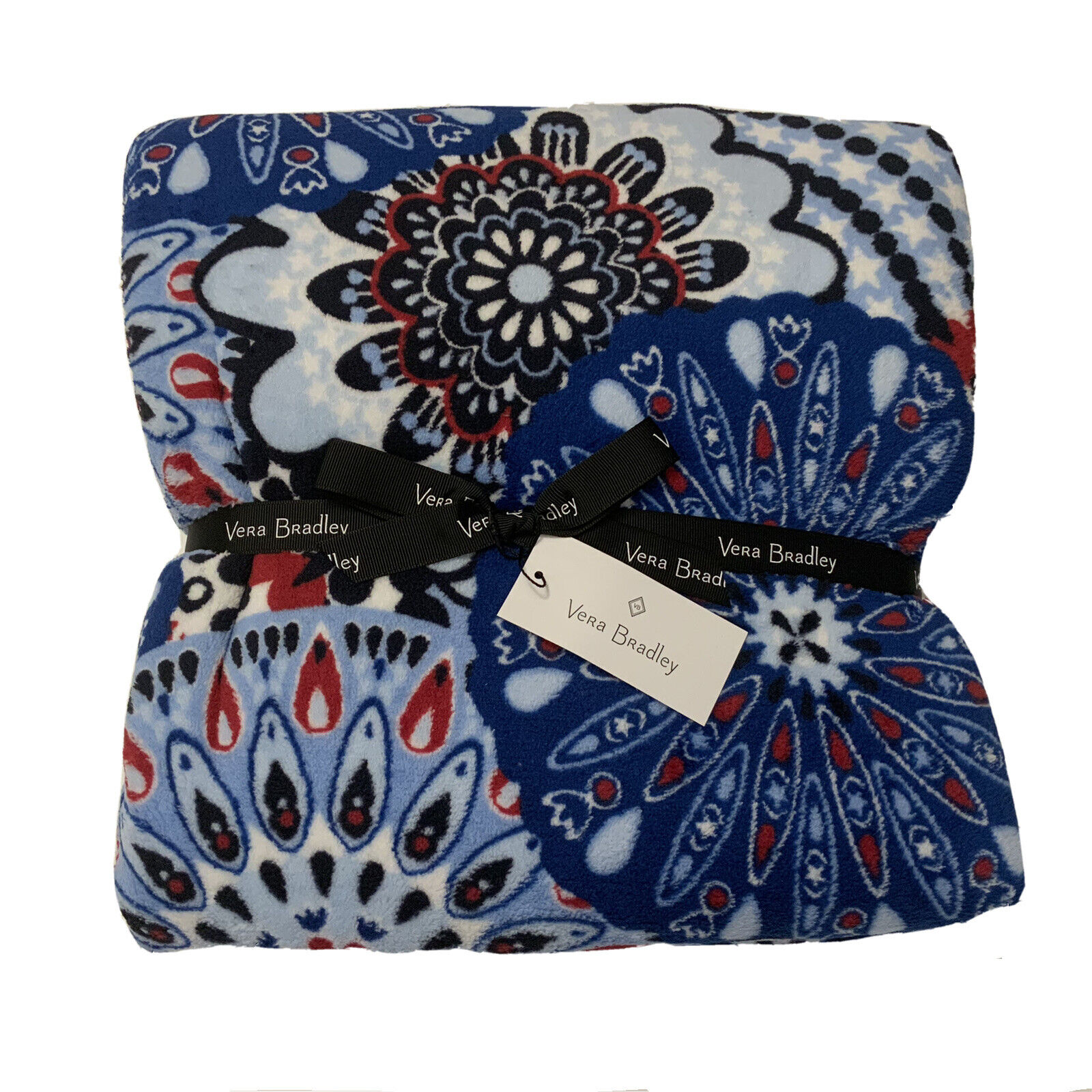 Vera Bradley Throw Blanket ZIGGY ZINNIA With Market Tote 80 X50 For Sale Online EBay