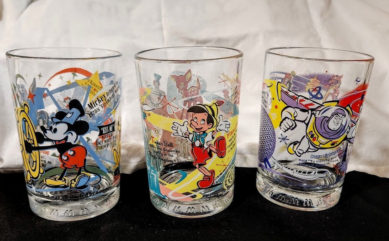 Vintage McDonalds Walt Disney 100 Years of Magic 8 Glass Cups – Shop Cool  Vintage Decor