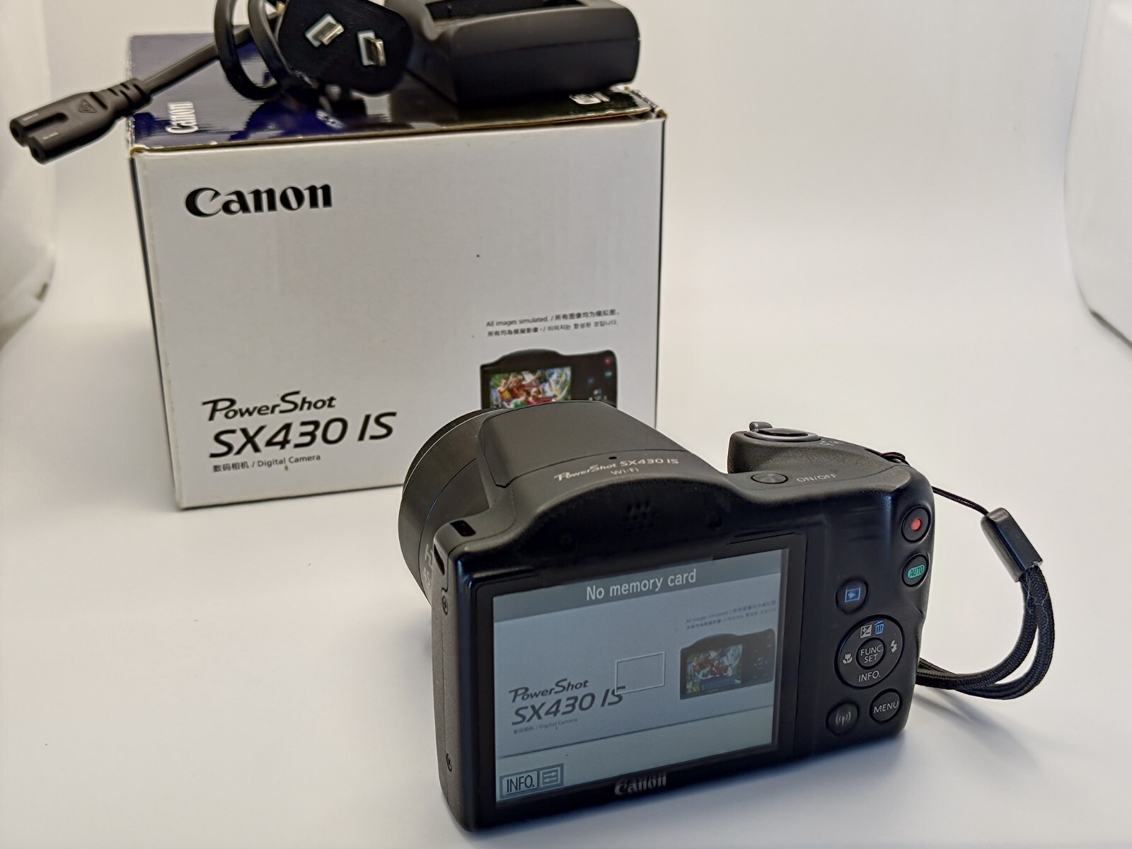 Canon PowerShot SX430 IS Digital Camera 45x Optical Zoom 20MP w/ WIFI