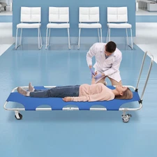 159kg/350.53lbs Portable Emergency Medical Stretcher Hospital Folding Stretcher