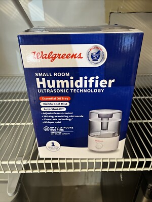 NEW SEALED Walgreens Humidifier Ultrasonic Technology Visible Cool Mist