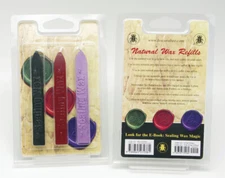 Sealing Wax Sticks NEW Factory sealed set Green Red Purple Natural Ritual use