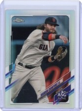 2021 Topps Chrome Update Brandon Crawford All Star Game Refractor San Fran Giant