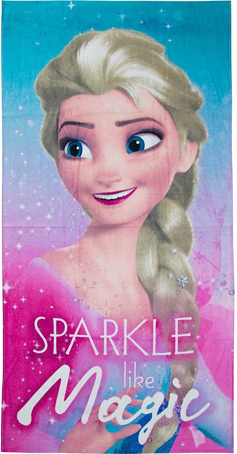 Telo Bagno e Mare in cotone Elsa Frozen 2