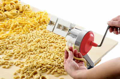SET NUDELMASCHINE BIG MAMA PASTA NOODLE MAKING MACHINE PATES MAMMAMIA MADE ITALY