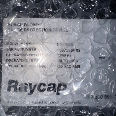 Raycap Blox PR1XXS Transient Suppressor Surge Protection Device AC Data systems