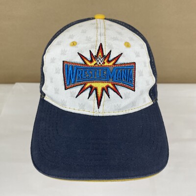Hard to Find! Licensed WWE Wrestlemania 33 SnapBack Baseball Hat Adjustable 