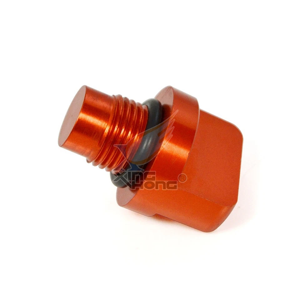 Perno de tapón de drenaje de aceite de aluminio para KTM DUKE 125 200 390 Foto 3 de 4