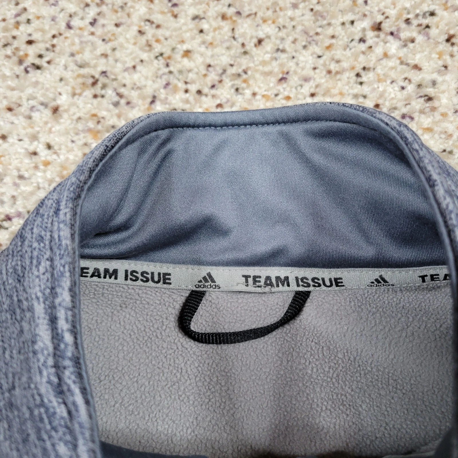 VETEMENTS Adidas Maglione Uomo XL Grigio Quarto Zip Felpa Pullover Atletico Marquette