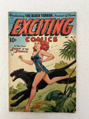 Exciting Comics 61 (5.0 VG/FN) Alex Schomburg Cover