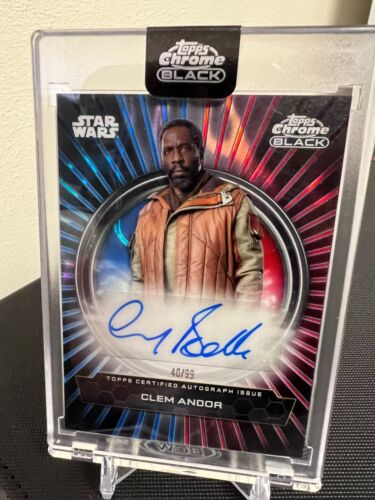 2024 Topps Star Wars Chrome Black - Light / Dark Side Auto - Complete Your Set! - Picture 22 of 85