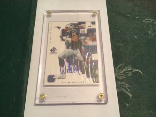 Willie McGinest [Autograph] #WM 1999 SP Signature card