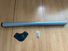 Tischbeine Möbelfuß Ø60mm Tischbein STAHL Höheverstellbar Schreibtischfüße Emuca