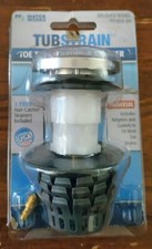 PF WATERWORKS TUBSTRAIN TOE TOUCH BATHTUB STOPPER BRUSHED NICKEL PF0936-BN
