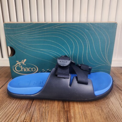 Chaco Chillos Sandals Kids Sz 3 M Active Blue Adjustable Strap Comfort Slides