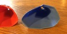 2 Vintage Payton Toy Indian Tepees Blue And Red Playset — photo 3