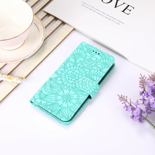 Flower Leather Wallet Card Flip Case For iPhone 14 13 12 11 Pro Max XS XR Cover - Picture 39 of 63