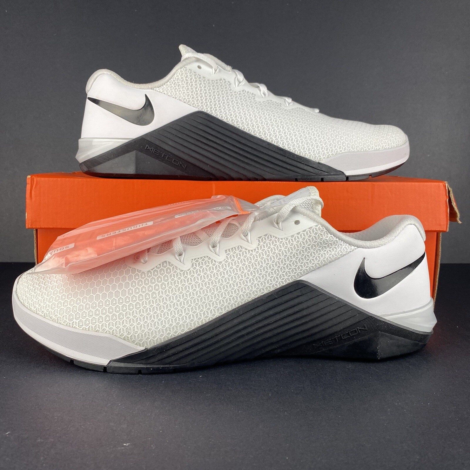 Size 14 - Nike Metcon 5 White Black for 