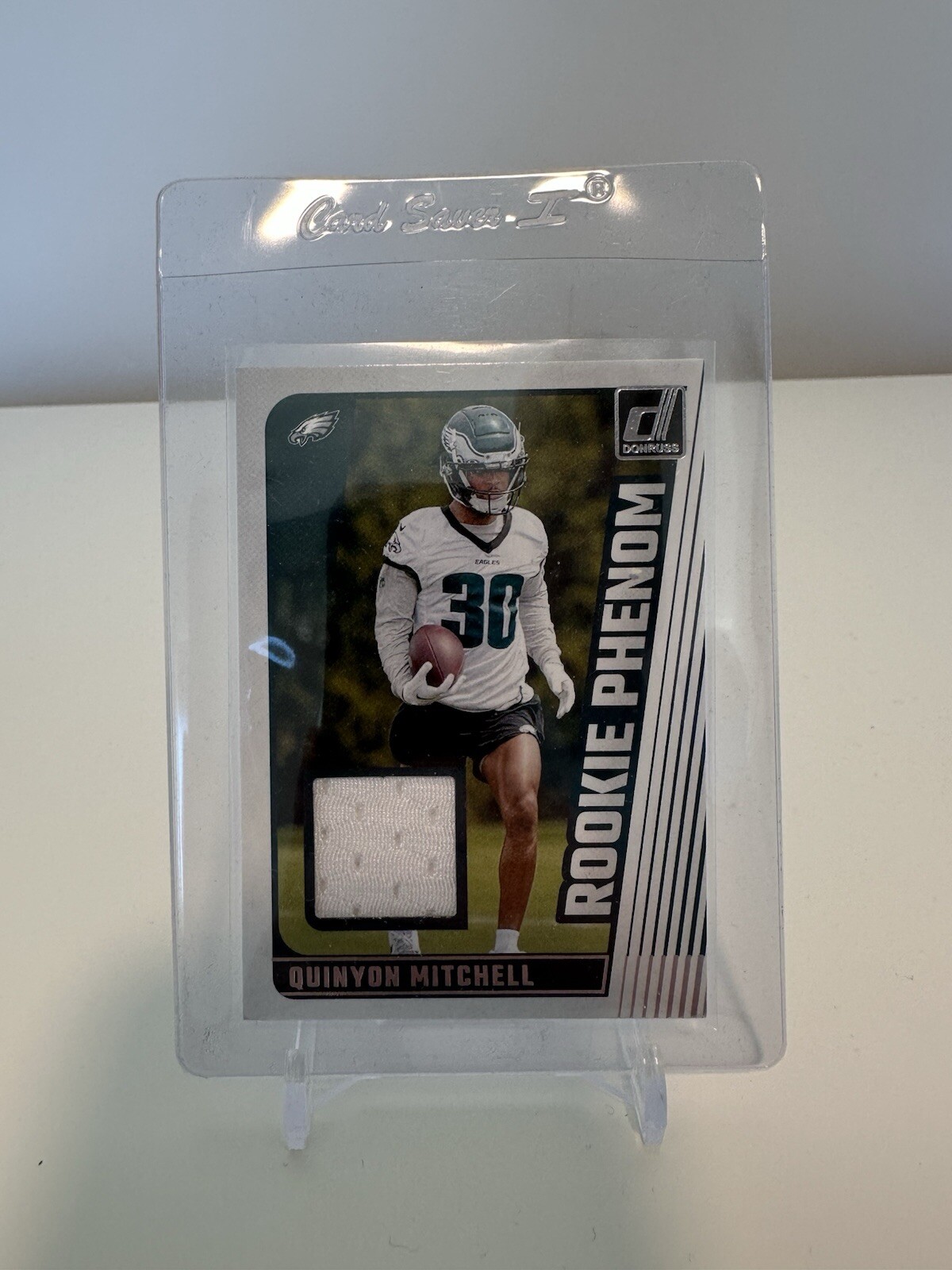2024 Donruss #RPJ-QMI Quinyon Mitchell Rookie Phenom Jersey Patch Eagles