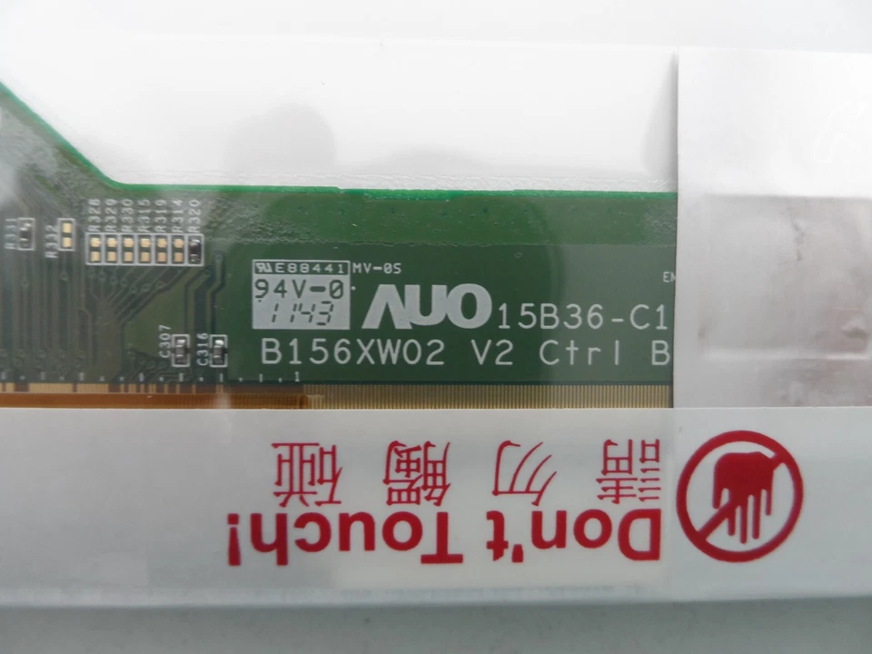 AUO 15,6" LED Display 1366x768 WXGA 16:9 Matt 40Pin B156XW02-V3 B156XW02 V.3 TFT - Bild 3 von 4