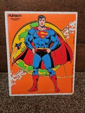 Vintage Playskool Superman Wooden Puzzle 1981
