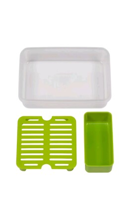 Emsa Clip&Go Brunchbox 518099 1,2l Transparent/Grün