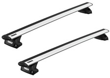 Thule Roof Rack Evo Flush Rail Wingbar Evo Silver For Chevrolet Tahoe Suv