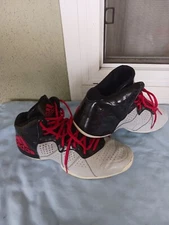 ADIDAS Men's Gray/ Black and Red Retro Golf Shoes