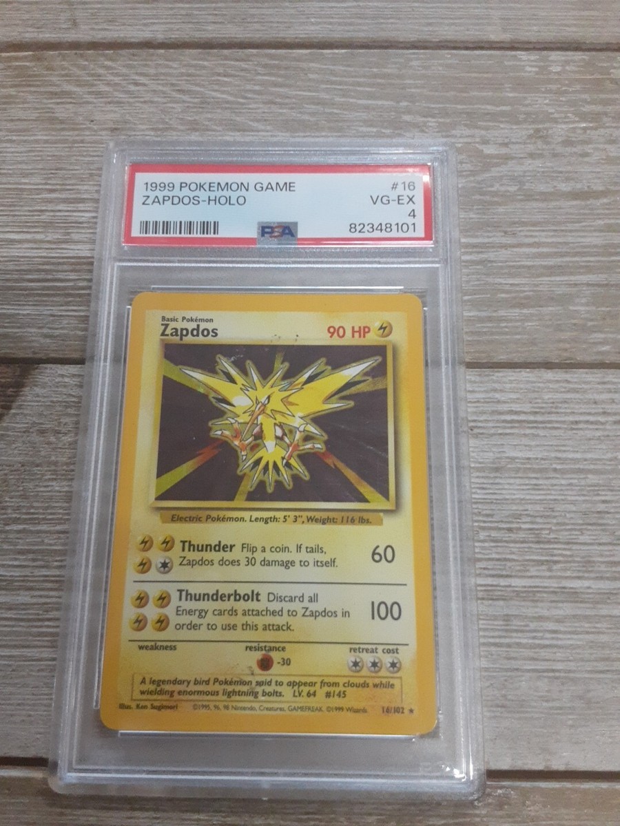 Graded PSA 4 1999 POKEMON GAME ZAPDOS HOLO | eBay