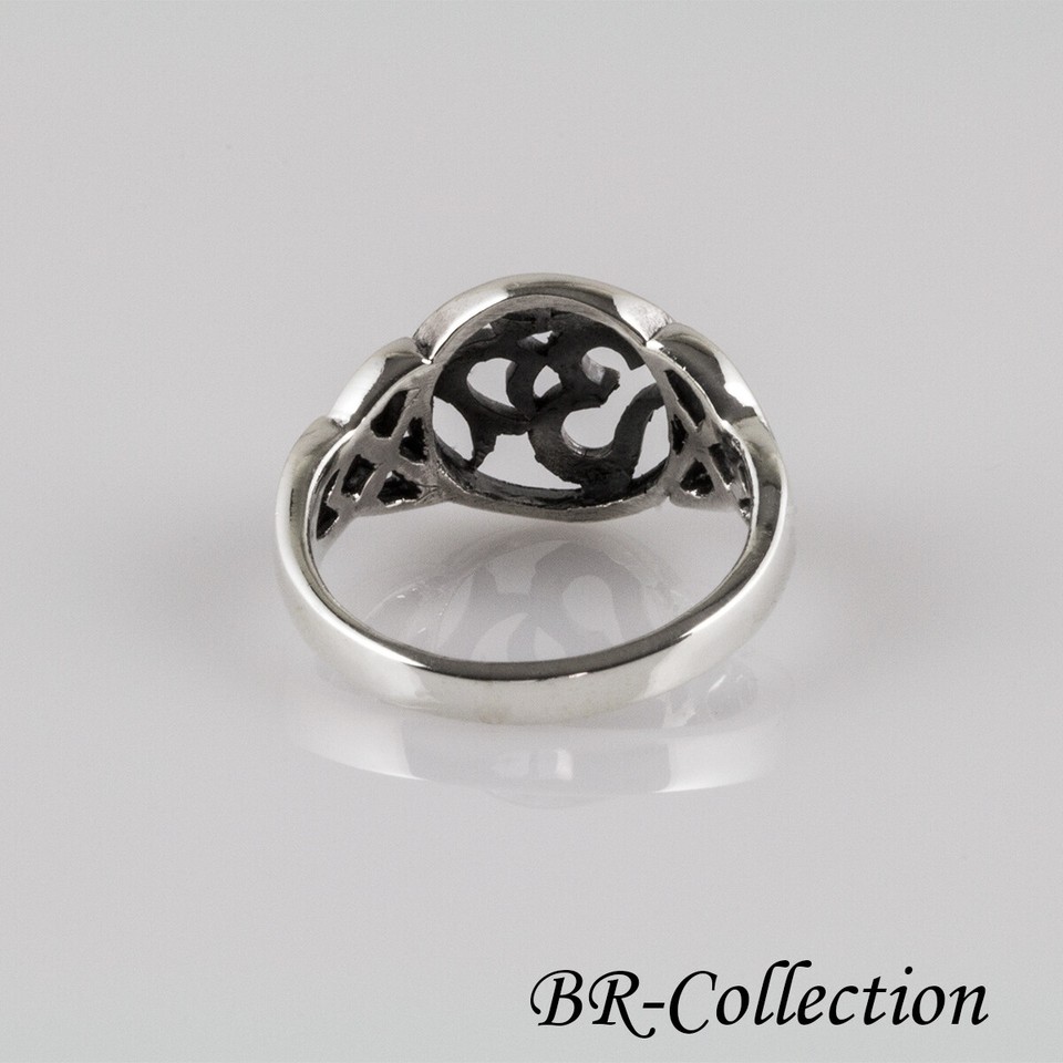 Silverly Vrouwen Mannen .925 Sterling Zilver Om Aum Ohm Hindoe