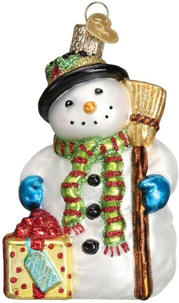 Coast Guard Cap 3/½ Old World Christmas Glass Blown Ornament