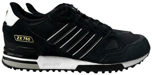 Adidas ZX 750 Low Mens Sportswear Shoes Black ID8855 NEW Size 11.5