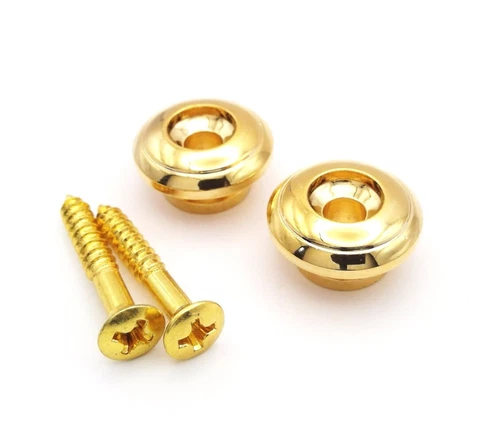 True Custom Shop® Gold Oversized 17mm Strap Buttons for Gibson Guitars & Bass