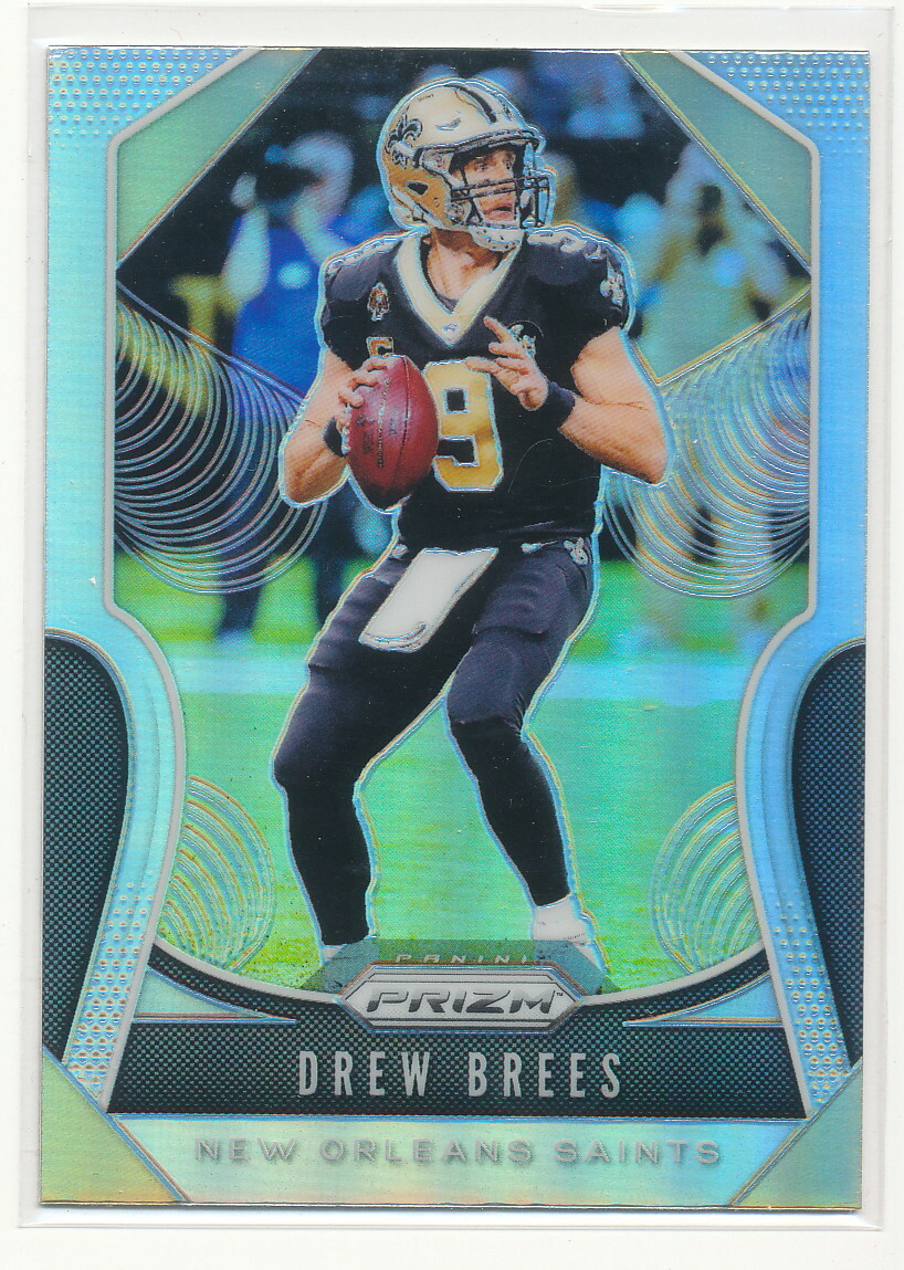2019 Panini Prizm Drew Brees Holo Silver Saints
