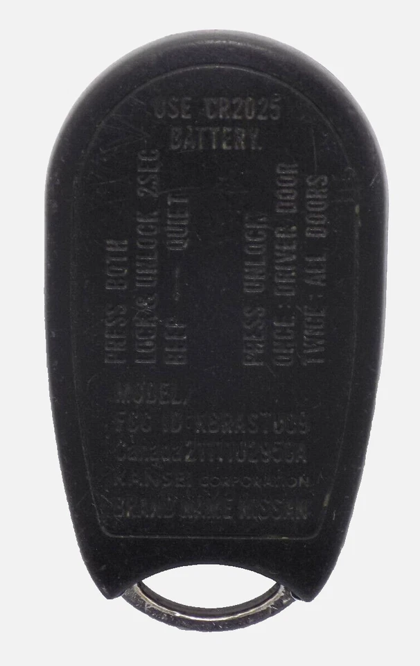 OEM 1999 NISSAN PATHFINDER 3 BUTTON REMOTE KEY FOB KBRASTU09 2W600 2W610 - Image 4 of 4