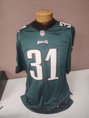 Byron Maxwell #31 Philadelphia Eagles Nike Green L Jersey Autographed No COA - Picture 1 of 9