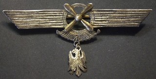 VENTENNIO GUERRA CIVILE SPAGNOLA DISTINTIVO PILOTA AVIAZIONE LEGIONARIA 1936/39