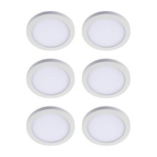 New Halo Smd4r07fs5-6pk 4in 5cct Led Surface Mount Downlight 6-pack