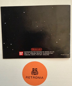 Wild Gunman Nintendo Nes Game Instruction Manual UK Version