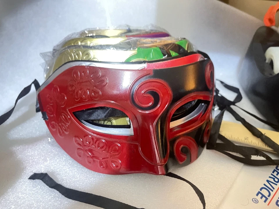 11 Roman Greek Venetian Masquerade Mask Halloween Costume Party Mardi Gras(K18) - Image 3 of 4