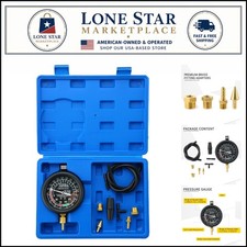 Portable Vacuum And Fuel Pressure Gauge Kit Perfect For Carburetor Diagnostics