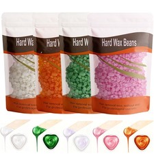 Hard Wax Beads Beans For All Waxing Types Depilatory Hair Removal Warmer Heater