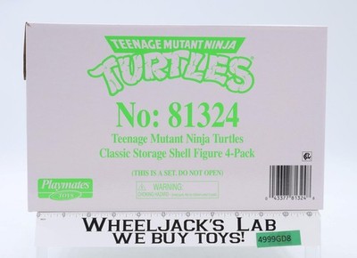 Classic Storage Shell Action Figure 4-Pack TMNT 2022 Playmates NEW MIB