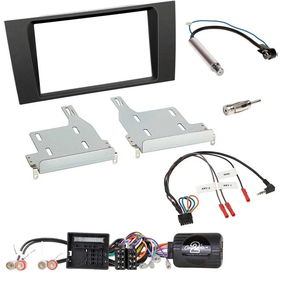 Blaupunkt 2DIN Bluetooth TMC USB Lenkrad SD Navigation für Audi A4 2000-2001 - Bild 3 von 4