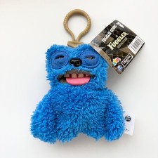 Fuggler Blue Keyring Charm Plush Mib Funny Ugly Monster Mascot LE