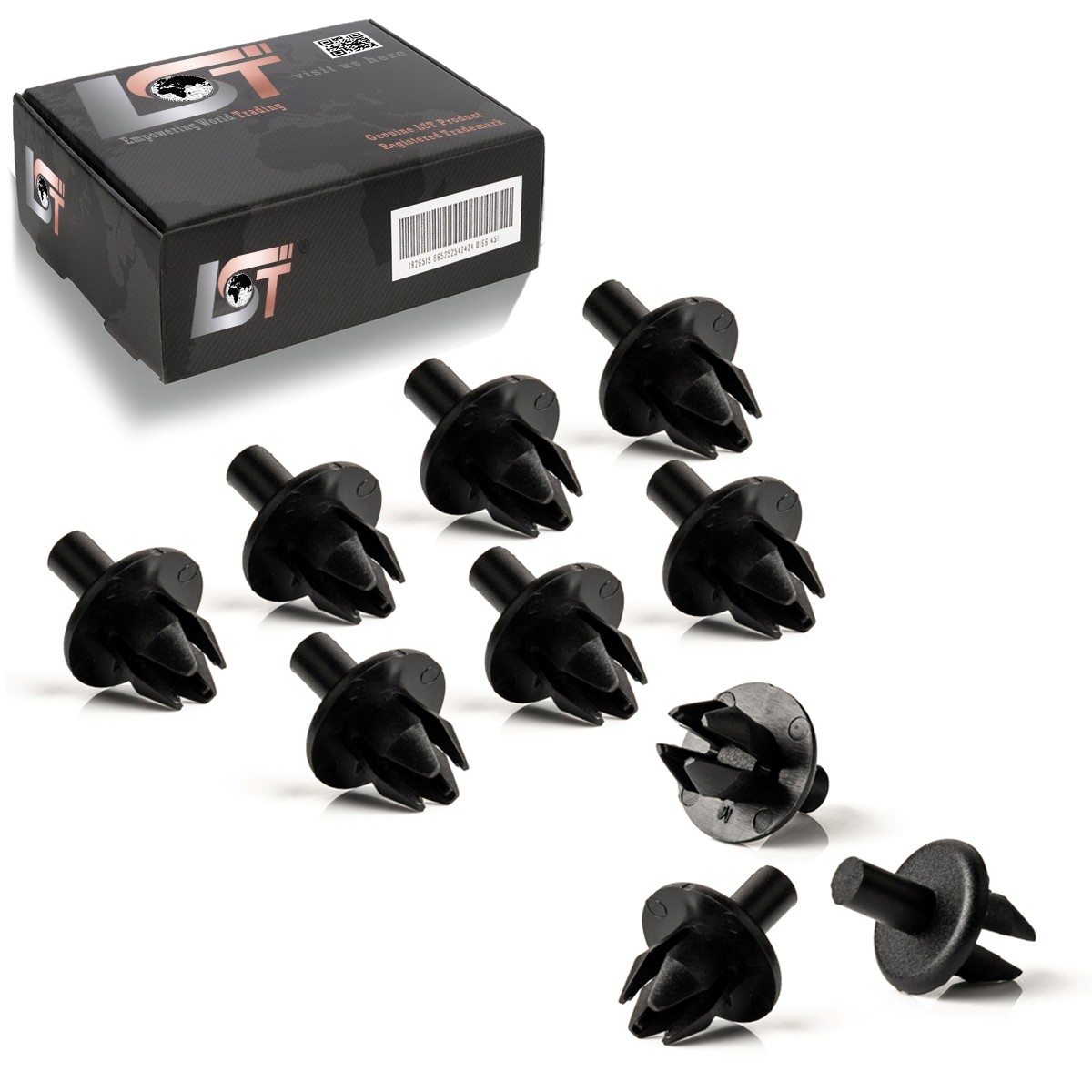 10x Engine Protection Underbody Fastening Clips for Fiat Croma