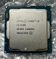 Intel Core i3-8100 3.6GHz Quad-Core CPU LGA1151 Coffee Lake   Tested  Working