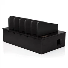 Charging Station for Multiple Devices - 5 Device Charger Organizer for Smartp...