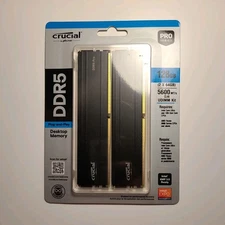 Crucial - PRO DDR5 128GB (2x64gb) 5600 MHz CL46 UDIMM RAM KIT  *NEW*